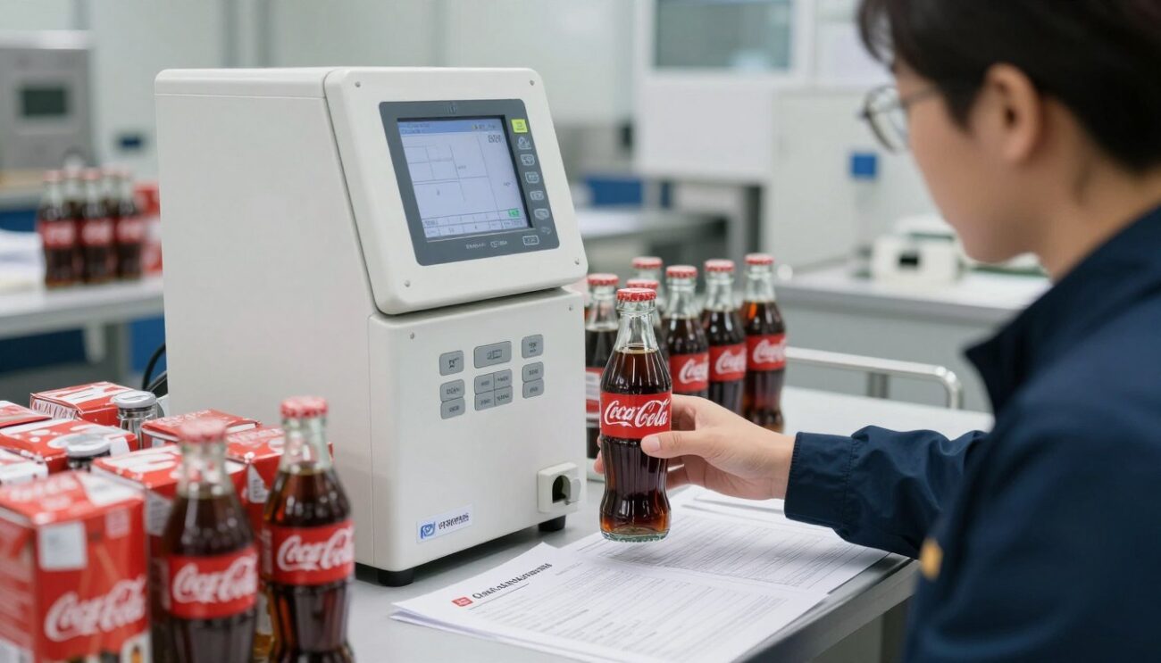 Контроль качества партии Coca-Cola для оптовых поставок в Россию