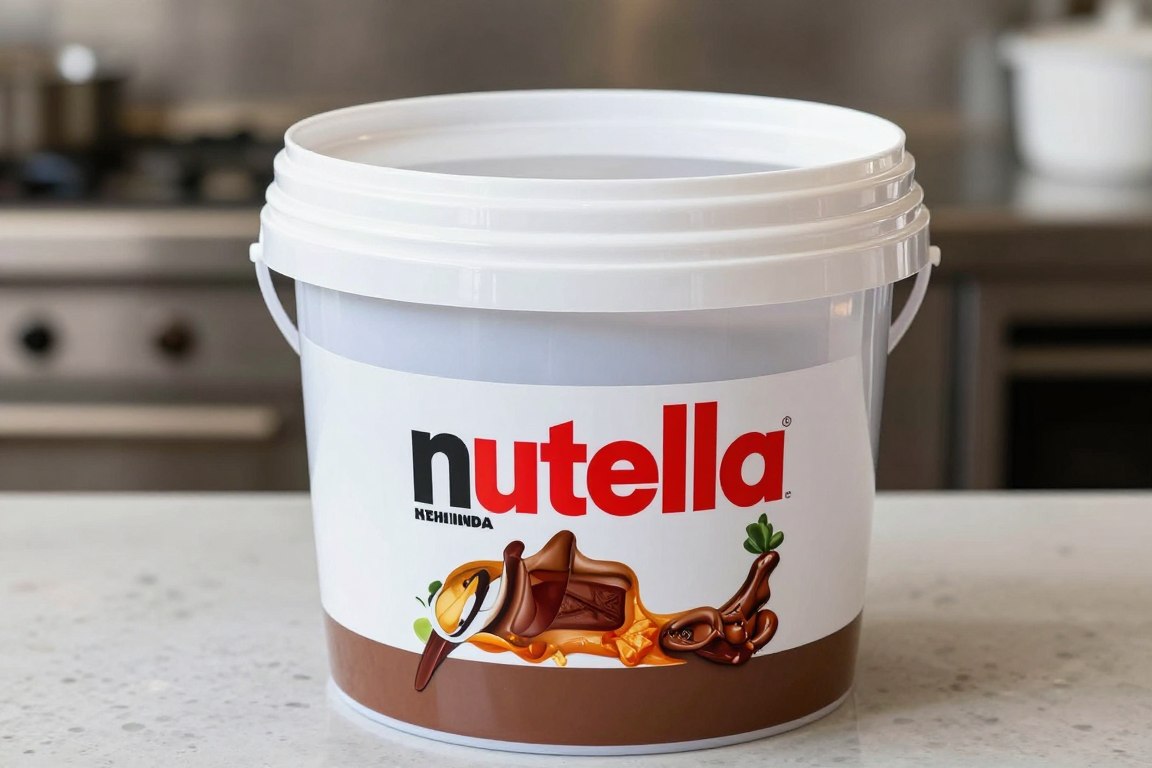 دلو نوتيلا 3 كيلوجرام للاستخدام التجاري