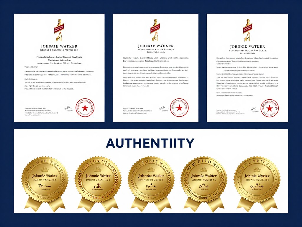 شهادة أصالة منتجات جوني ووكر - توريد من مصادر معتمدة