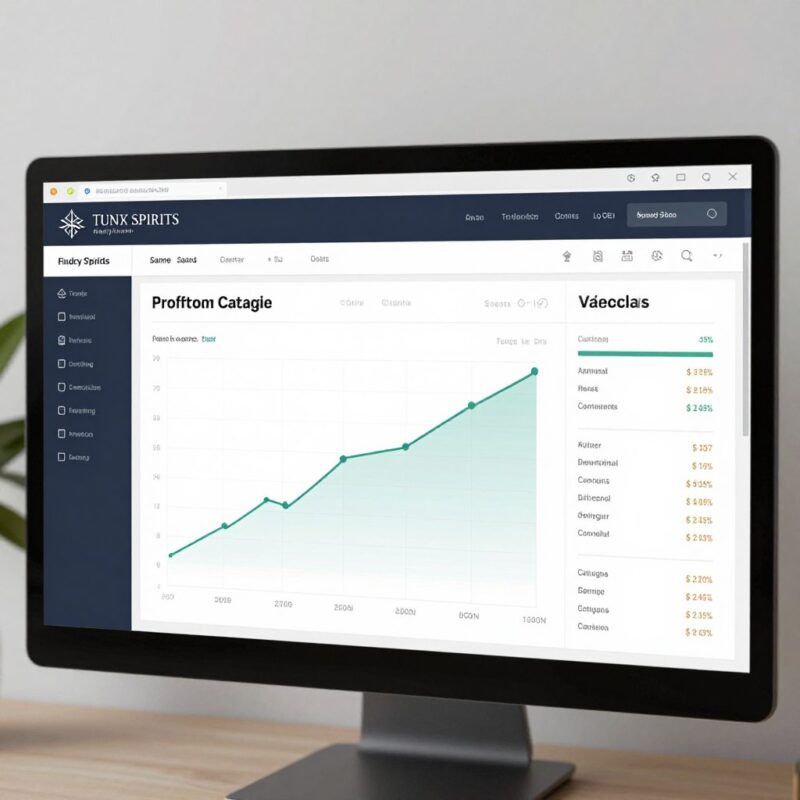 商業財務分析圖表