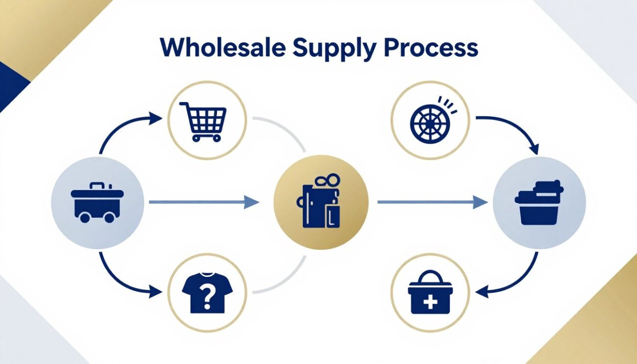 專業批發供應流程圖解