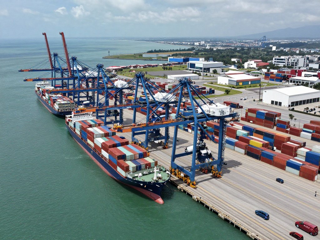 Infraestructura logística colombiana para bull energy importación