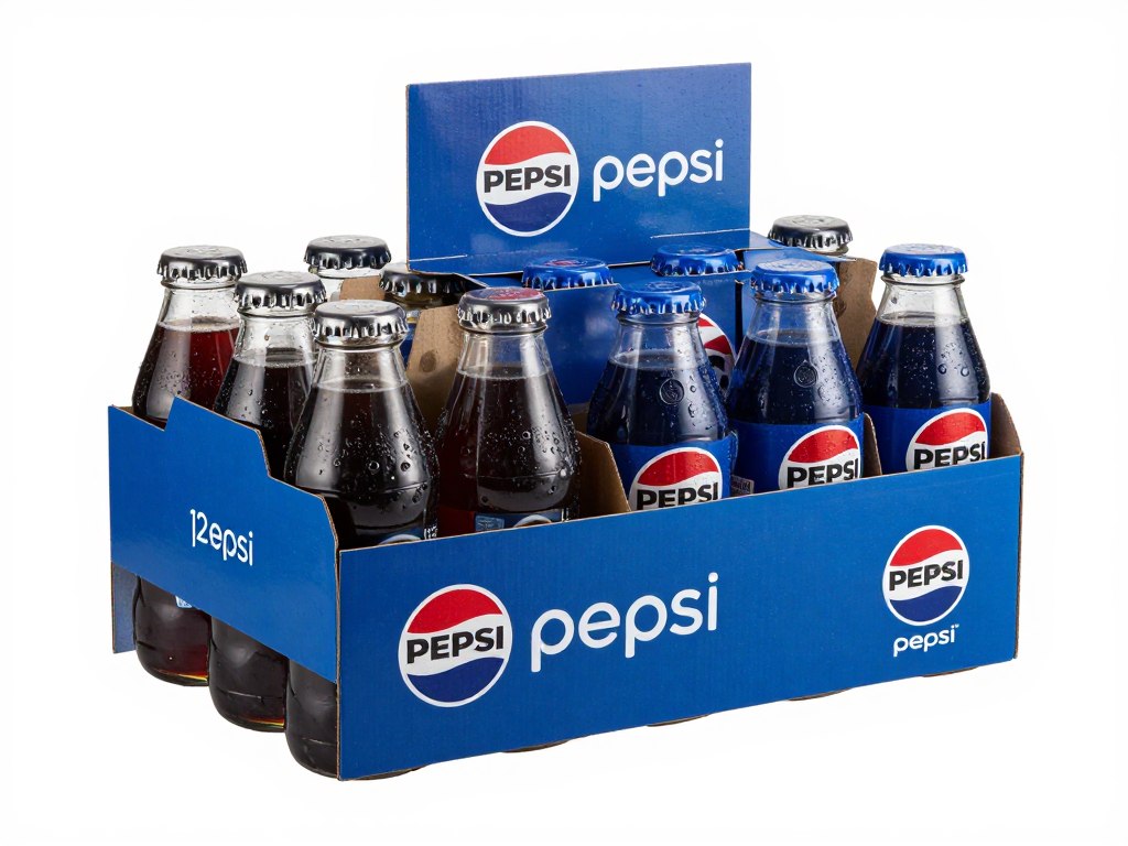 Pepsi multipack trays for retail chain distribution