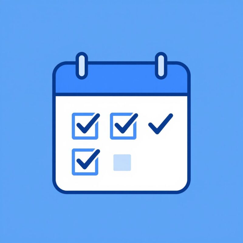 calendar with batch tracking icon for beer wholesale quality control