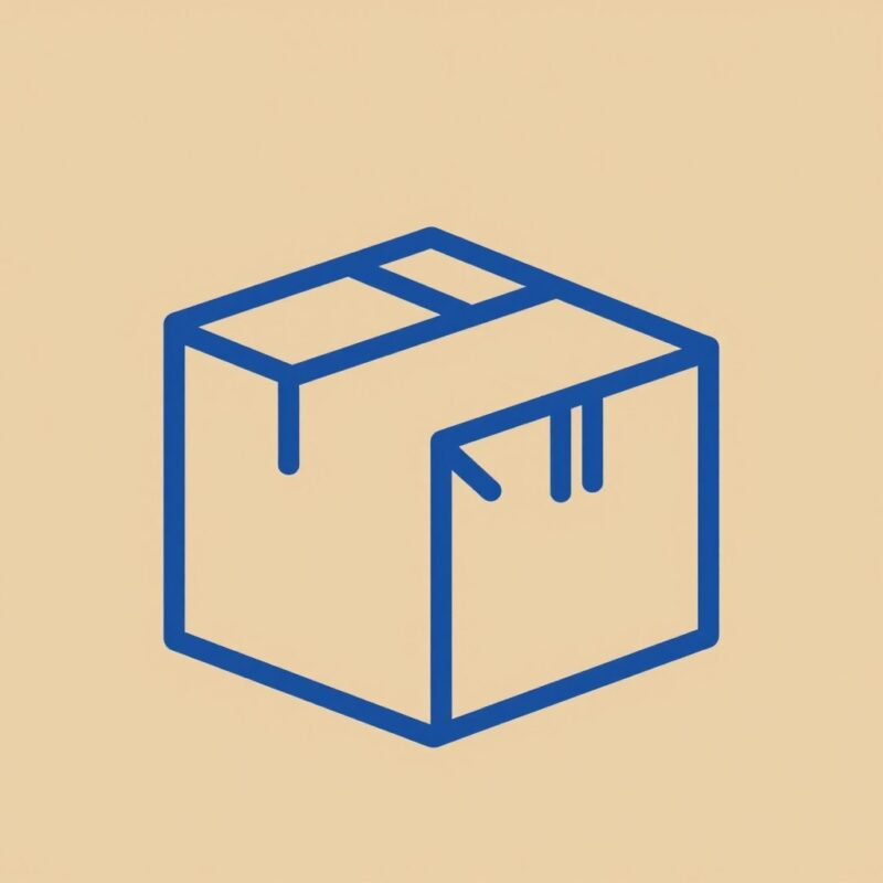 protective carton packaging icon for glass bottle export